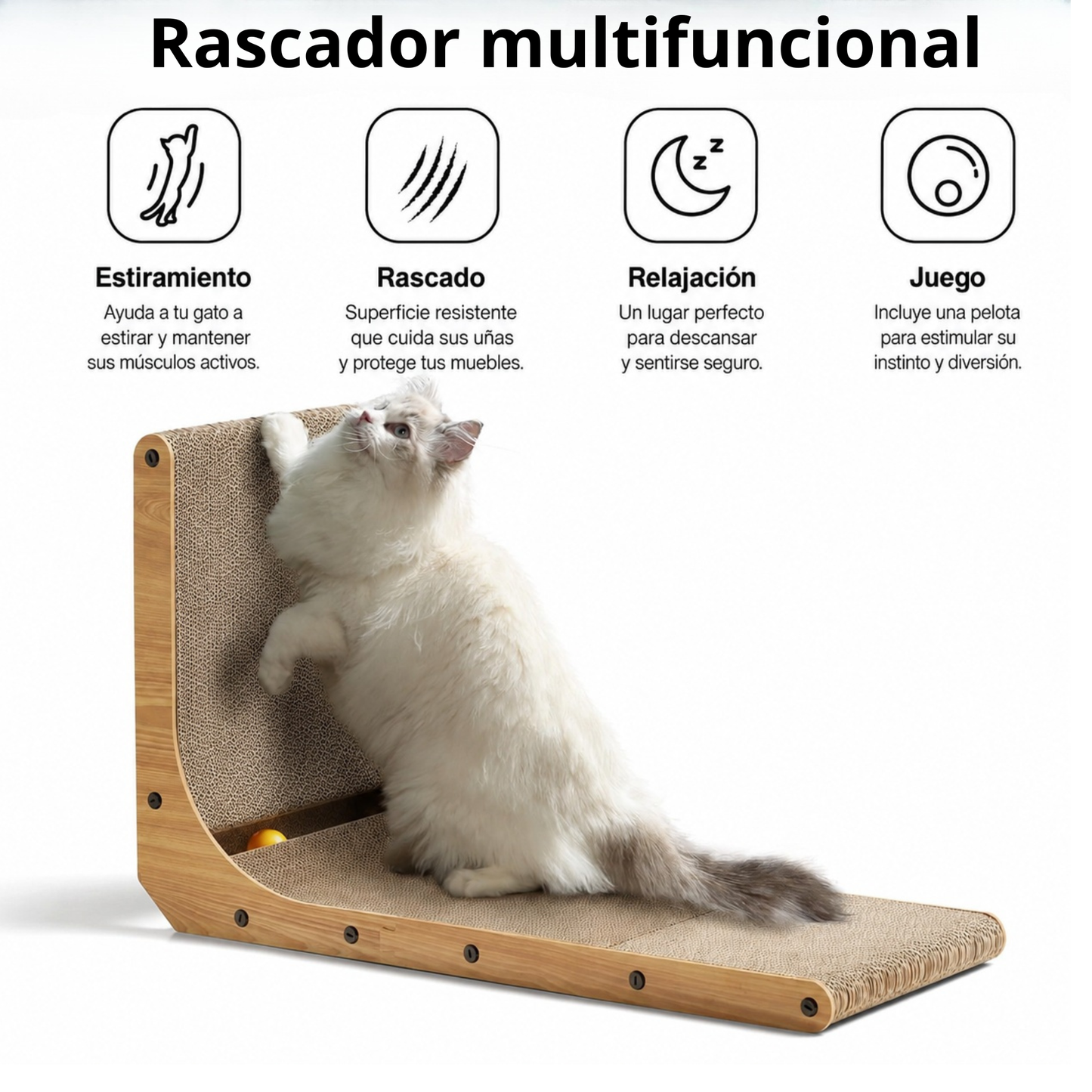 Rascador Multifunción para Gatos