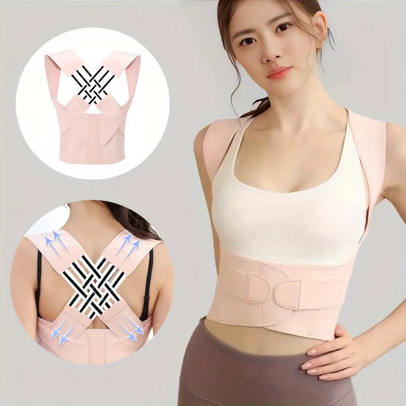 Adjustable Posture Corrector Back Brace for Men & Women
